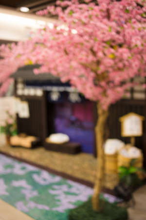 Blur image of japan style.