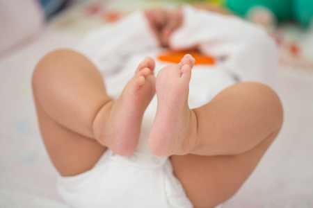 Photo of baby feetの写真素材