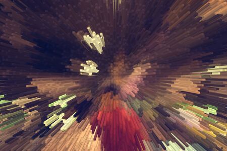 abstract extrude abstract backgroundの写真素材