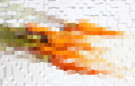 Abstract background of 3d blocksの写真素材