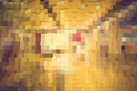 Abstract background of 3d blocksの写真素材