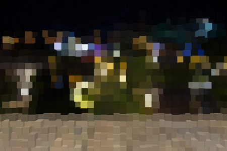 Abstract background of 3d blocksの写真素材