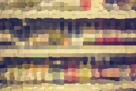 Abstract background of 3d blocksの写真素材