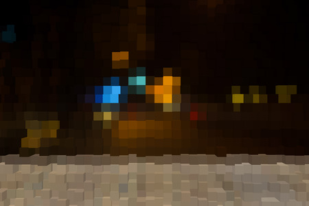 Abstract background of 3d blocks