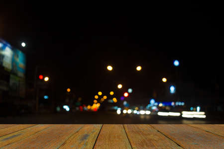 City night light blur bokeh , bokeh background.の写真素材