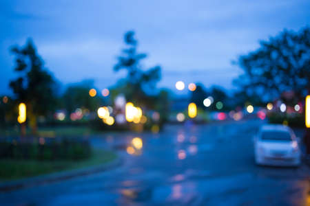 City night light blur bokeh , bokeh background.