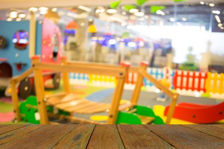 Arcade game machine shop blur with bokeh imageの写真素材