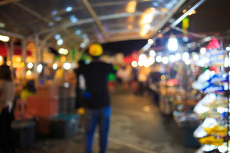 City night light blur bokehの写真素材