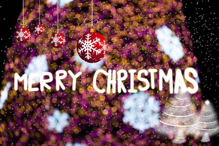 Merry Christmasの写真素材