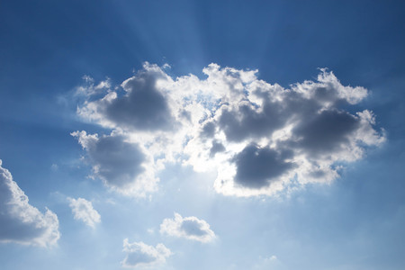 blue sky in the clear sky day image background .