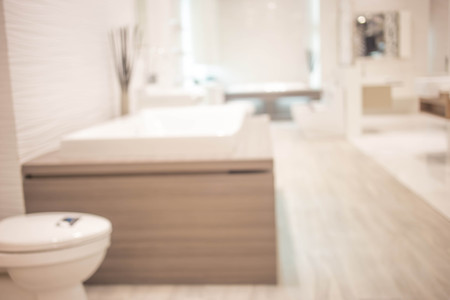 Blur Bathroom Interior of Background, product display template. Bathroom.の写真素材
