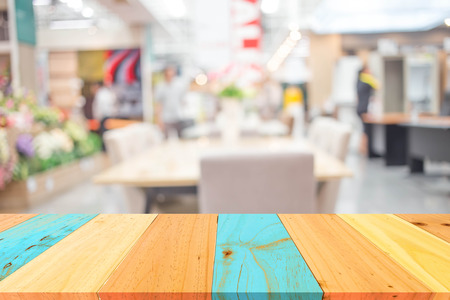 blur image of modern living room interiorの写真素材