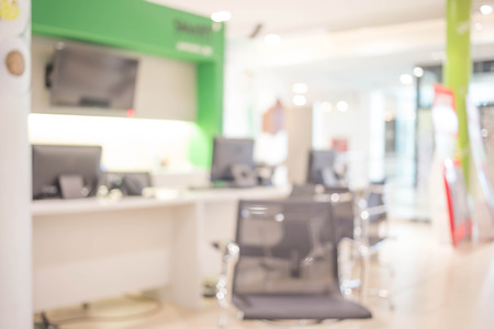 blur image of modern office  room interior. office  room.の写真素材