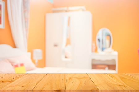 Defocused of  Bedroom Style ( Blur  Bedroom  for background )の写真素材