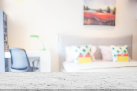 Defocused of  Bedroom Style ( Blur  Bedroom  for background )の写真素材