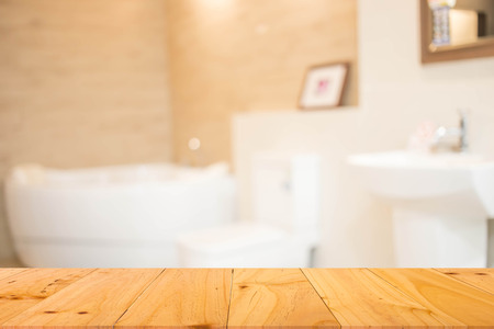 Abstract blur bathroom interior for backgroundの写真素材