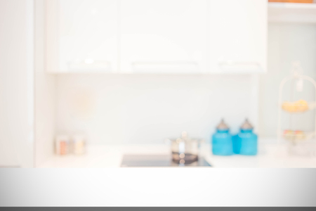 Blur Kitchen Room of The Backgroundの写真素材