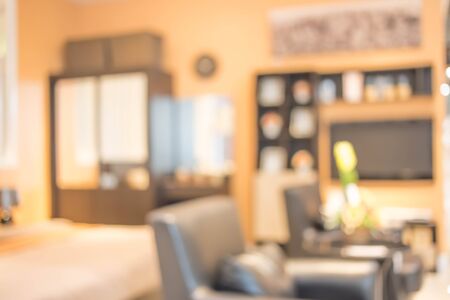 Abstract blur living room area interior for background.の写真素材