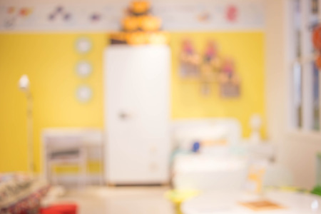 Interior of colorful bedroom for child.の写真素材