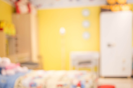 Interior of colorful bedroom for child.の写真素材