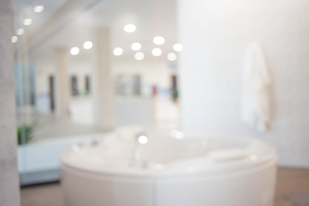 Abstract blur modern  bathroom interior backgroundの写真素材