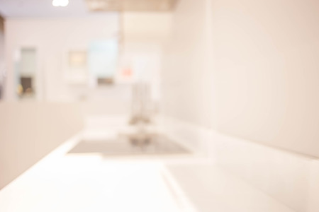 Blur Kitchen Room of The Backgroundの写真素材