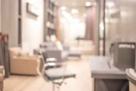 Abstract blur living room interior for backgroundの写真素材