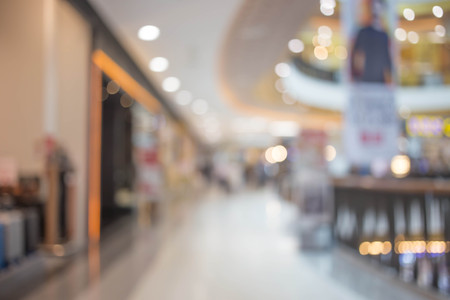 Blur image shopping mall for use background.の写真素材