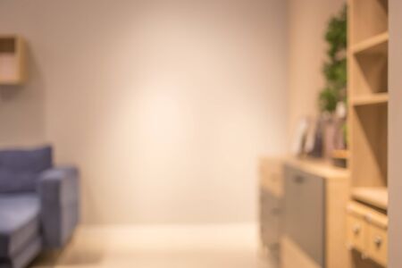 Abstract blur living room interior for background.の写真素材