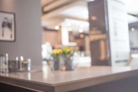 Blur Kitchen Room of The Background.の写真素材