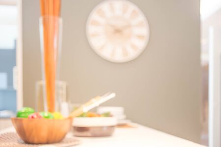 Blur Kitchen Room of The Background.の写真素材