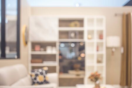 Abstract blur living room interior for background.の写真素材