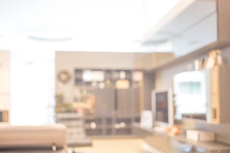 Abstract blur living room interior for background.の写真素材