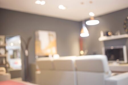 Abstract blur living room interior for background.の写真素材