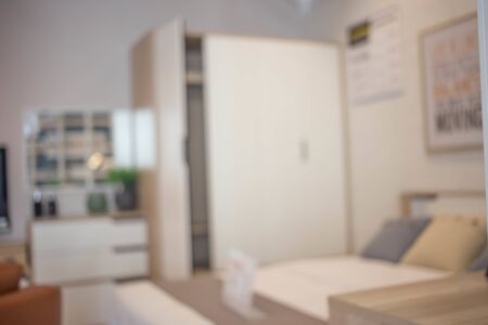 Abstract blur living room interior for background.の写真素材