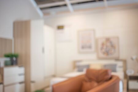 Abstract blur living room interior for background.の写真素材