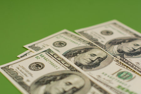 dollar money bank dollar finance and banking savings salary income from workの写真素材