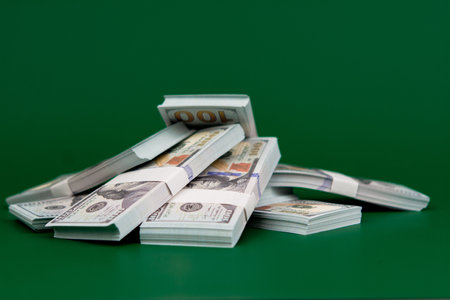 dollar money pile of money investment savings income salary cash cash flow wealth financial wealth and investmentの写真素材