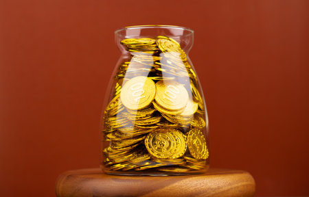 Saving gold in a glass bottle Invest in high value gold gold market gold stocks