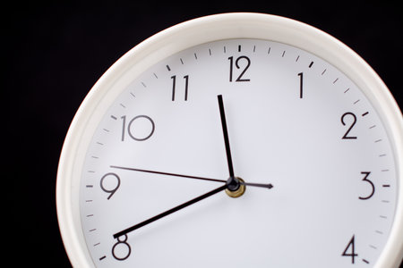 Alarm clock is a tool that tells the time accurately for daily life and work. Punctuality and limited time.の写真素材