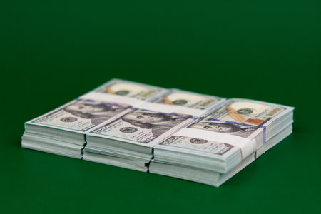 Dollar Currency Finance and Banking Financial Investments Income from Work Financial Returns and Cash Flowの写真素材