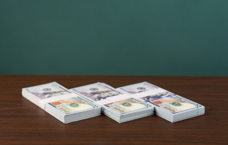 Dollar Currency Savings and Financial Planning Income from Work Wealth Cash Flowの写真素材