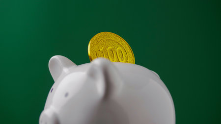 Gold brings luxury and wealth, investing in gold and collecting gold for financial freedom.の写真素材