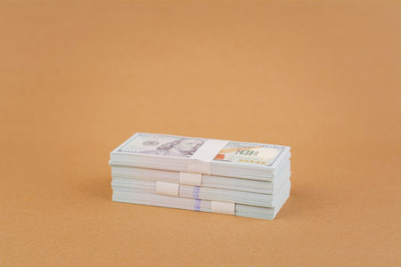 Dollar Banknote Currency and Financial Investments, Work Income, Wages and Financial Successの写真素材