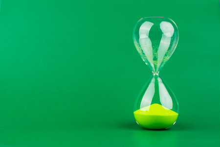 Hourglass The process of time running out The rule of limited time