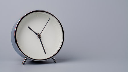 High quality photo alarm clock concept of quality work and livingの写真素材