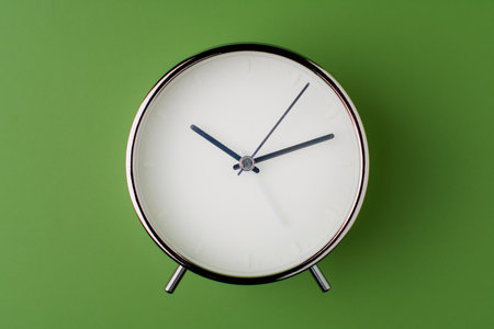 High quality photo alarm clock concept of quality work and living