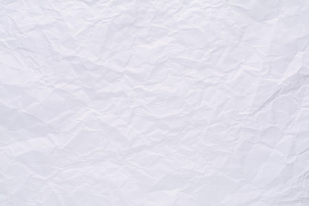 White crumpled paper abstract background concept paper and natural materialsの写真素材