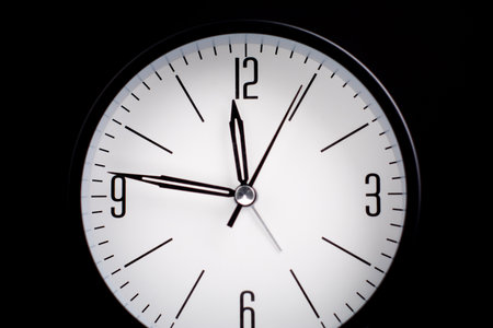 Clock tells the time of work and daily life, concept of time and rules of limited time, time photographyの写真素材