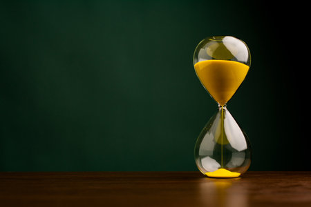 The Hourglass and Working with Limited Time The Laws of Time and Timing The Concept of Working with Time Most Effectivelyの写真素材